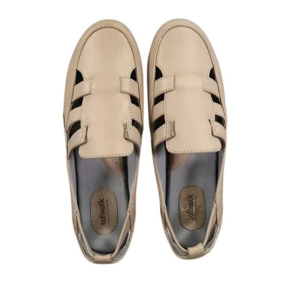 Softwalk Shoes Women 9 Loafer Ballet Flat Slip On Hampton Leather Comfort Casual - Picture 15 of 16